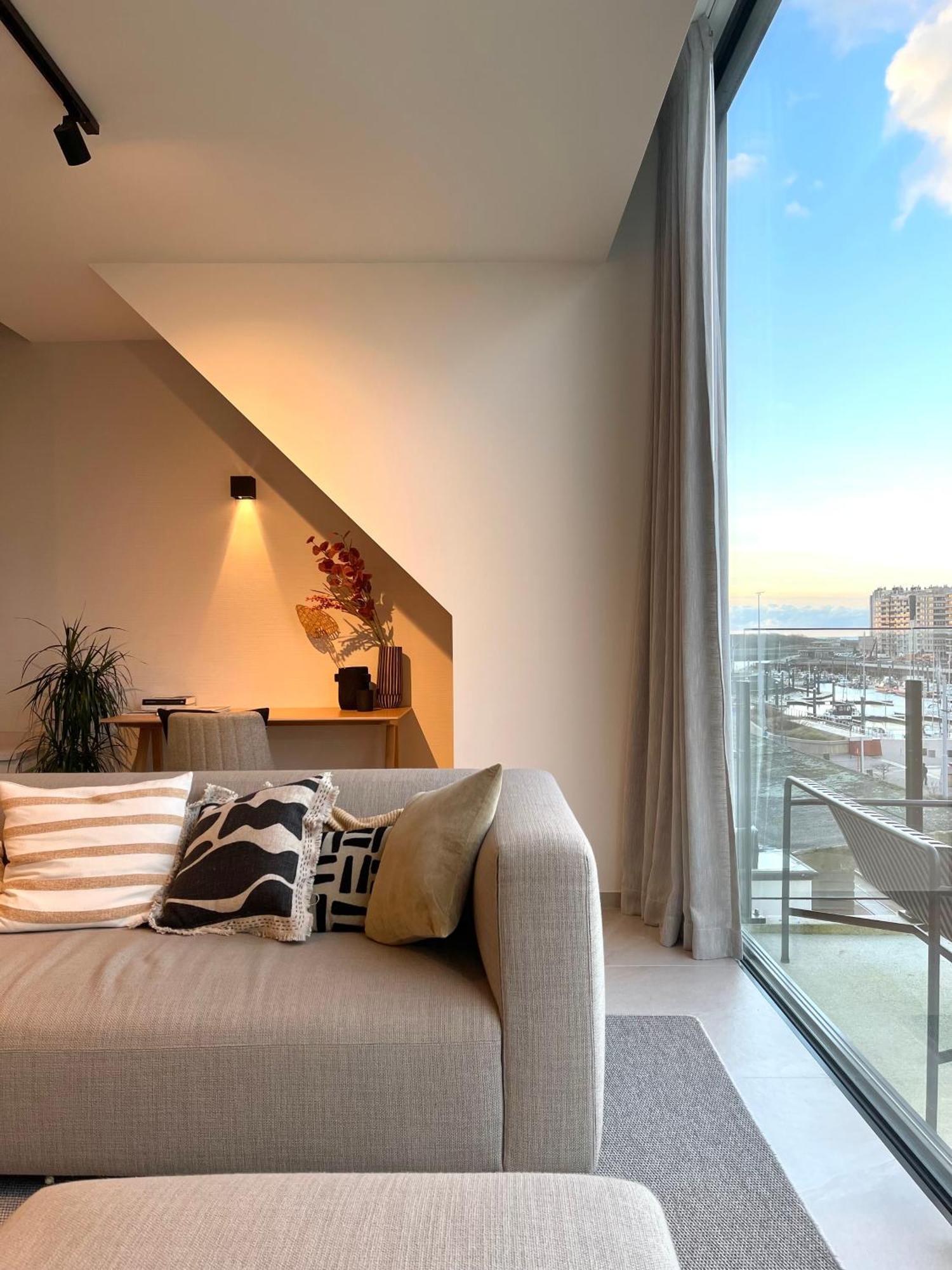 Апартаменты Molo Roof - Stylish Penthouse With Marina View Blankenberge Within Walking Distance From The Sea - 15 Km From Bruges Экстерьер фото